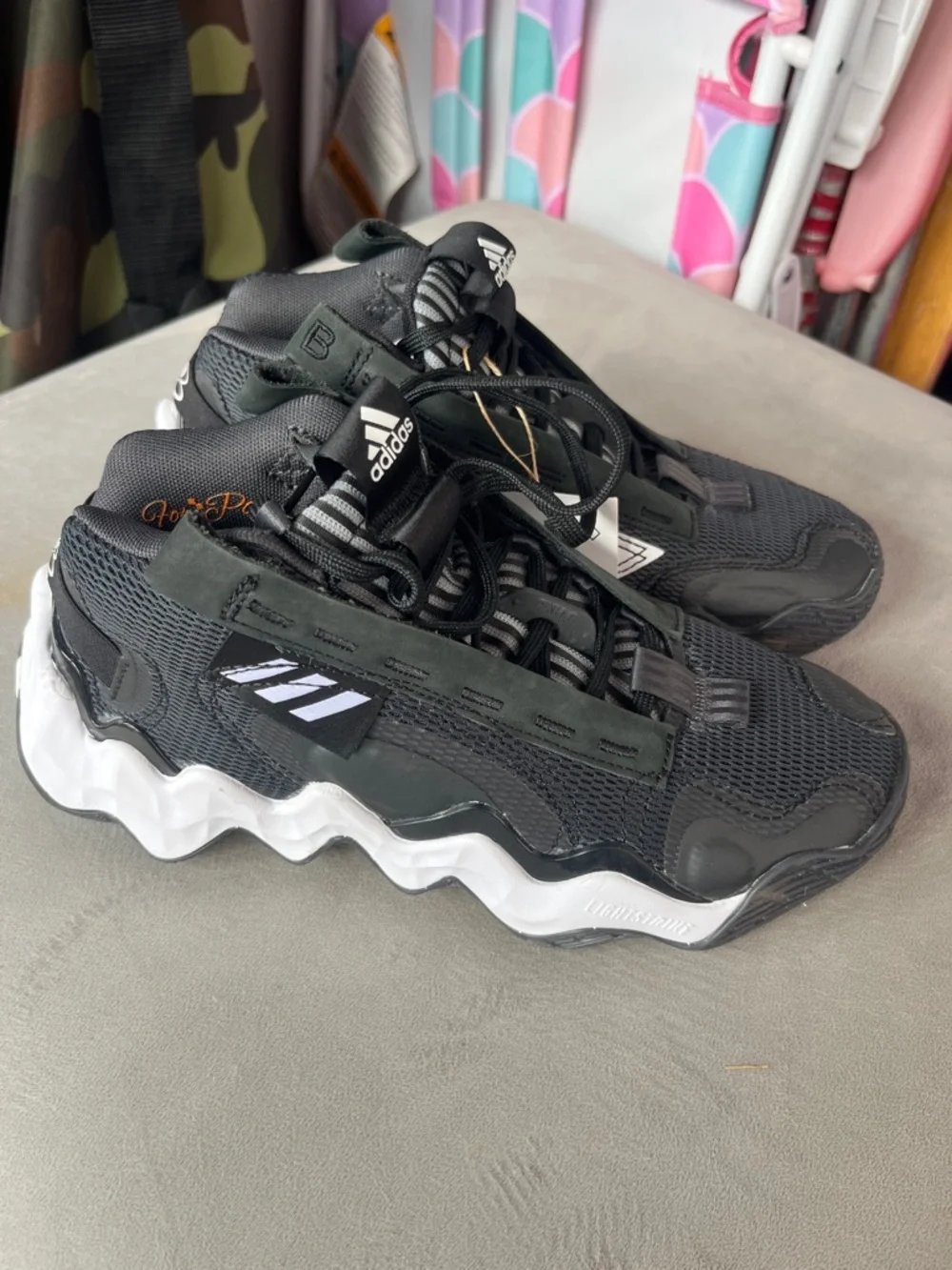 adidas Kids exhibit B Candace Parker basketball sneakers - Picture 1 of 5